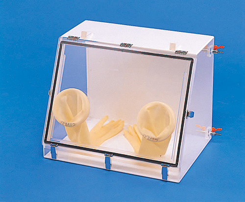 101-05601 無菌ボックス(Mシリーズ)パスボックスなし アクリル製殺菌灯なし M-1 新光化成 印刷