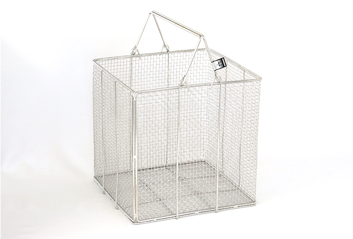 ステンレス角型洗浄カゴ 特中 250×250×250Hmm | コクゴeネット
