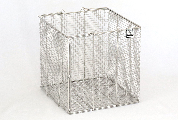 ステンレス角型洗浄カゴ 中 200×200×200Hmm | コクゴeネット