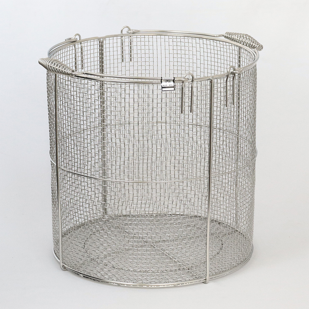 ステンレス丸型洗浄カゴ 大 300φ×300Hmm | コクゴeネット