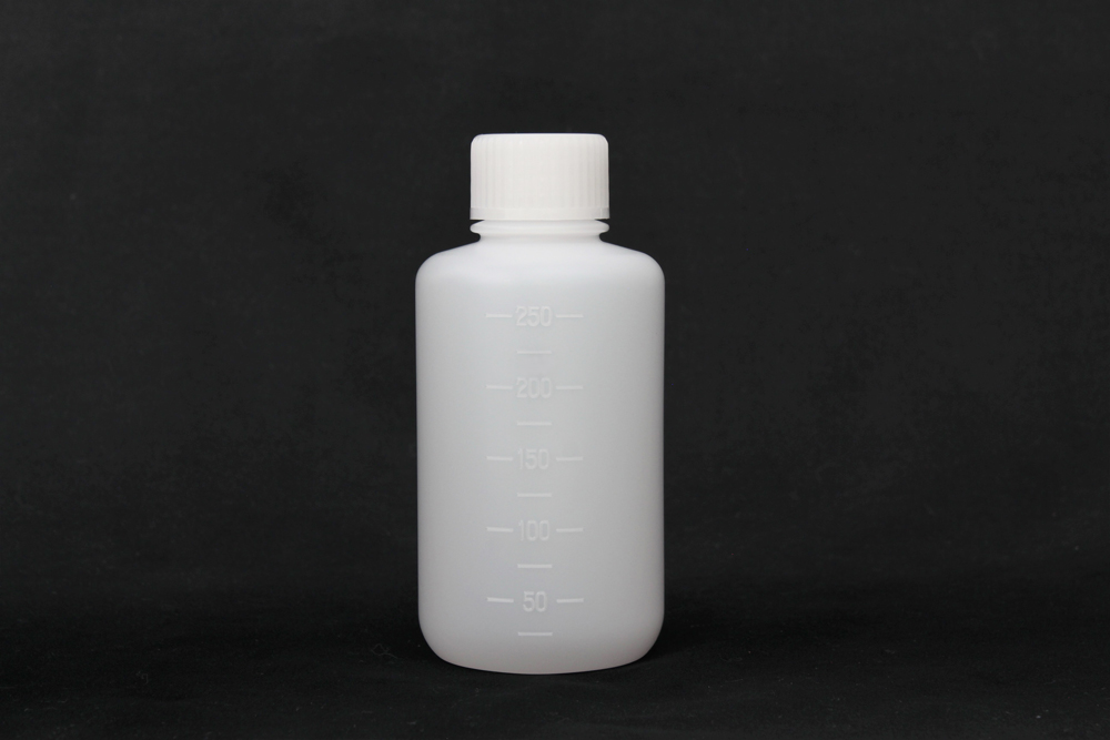 JK-ボトル細口 白 250mL （200本入)滅菌済