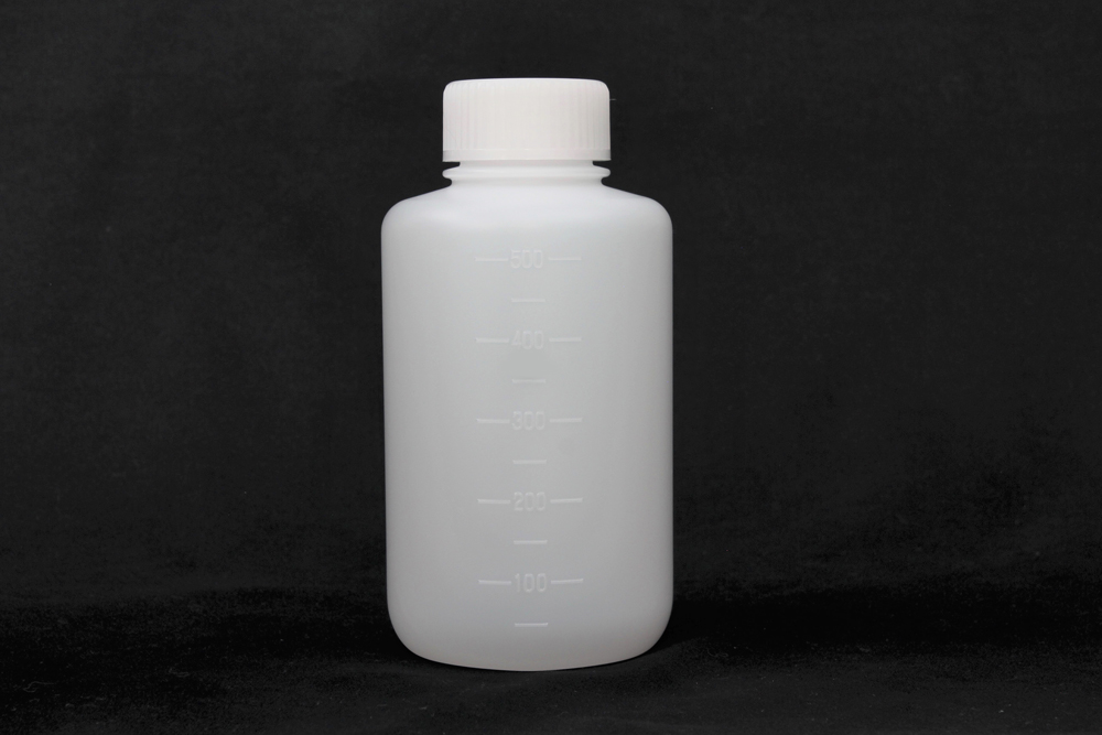 JK-ボトル細口 白 500mL(100本入)滅菌済
