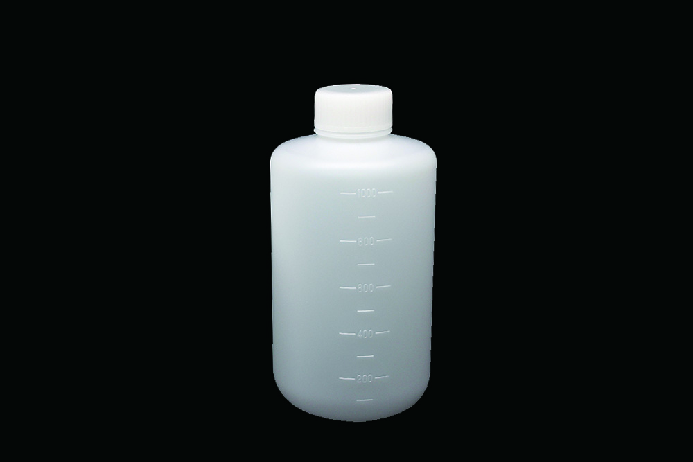 JK-ボトル細口 白 1L(50本入) 滅菌済