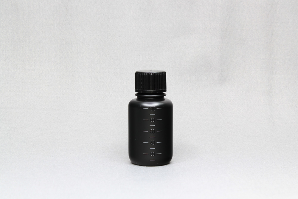 JK-ボトル細口 遮光(黒） 100mL （200本入)