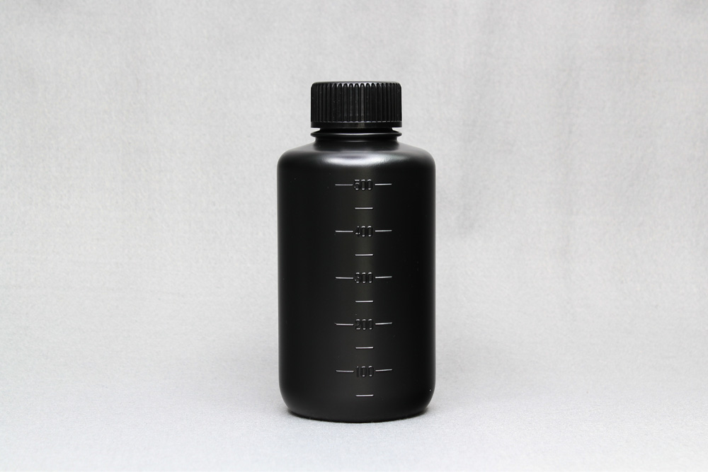 JK-ボトル細口 遮光(黒） 500mL