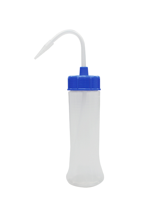 NT洗浄瓶 カラーキャップB-Ⅱ型スリム 200mL コバルトブルー #8