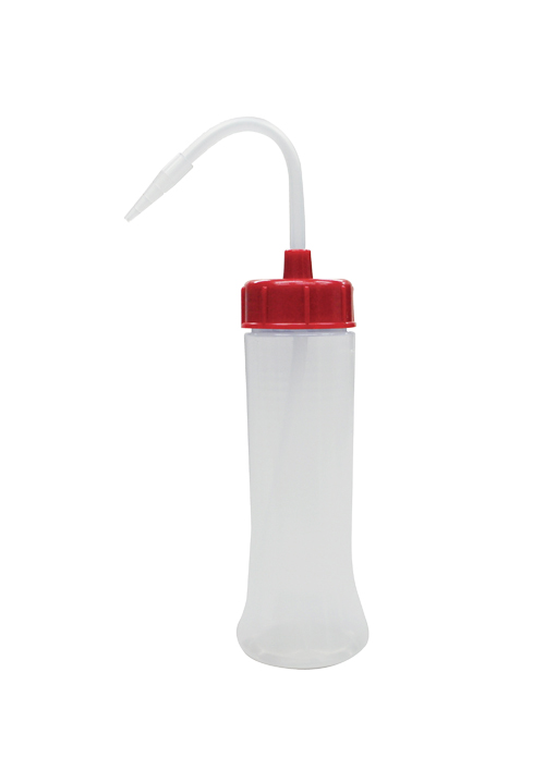 NT洗浄瓶 カラーキャップB-Ⅱ型スリム 200mL パープル ＃11