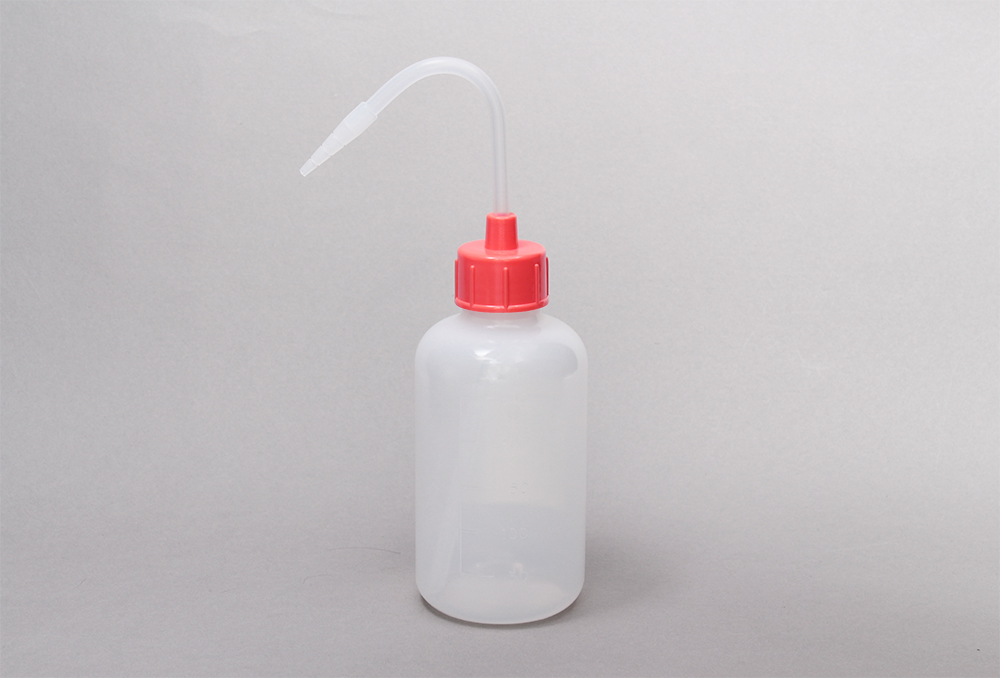 NT洗浄瓶 カラーキャップ 250mL ピンク #4