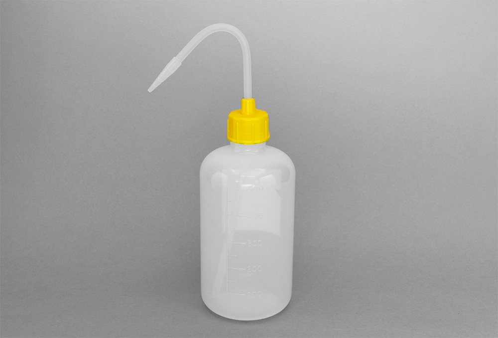 NT洗浄瓶 カラーキャップ 500mL レモンイエロー #1