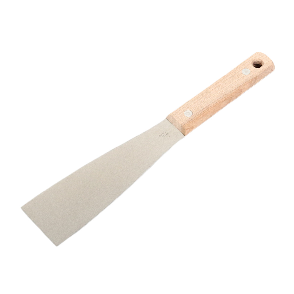 角ベラ 45巾 （ステン木柄付） 刃長148mm×全長265mm×巾45mm | コクゴe