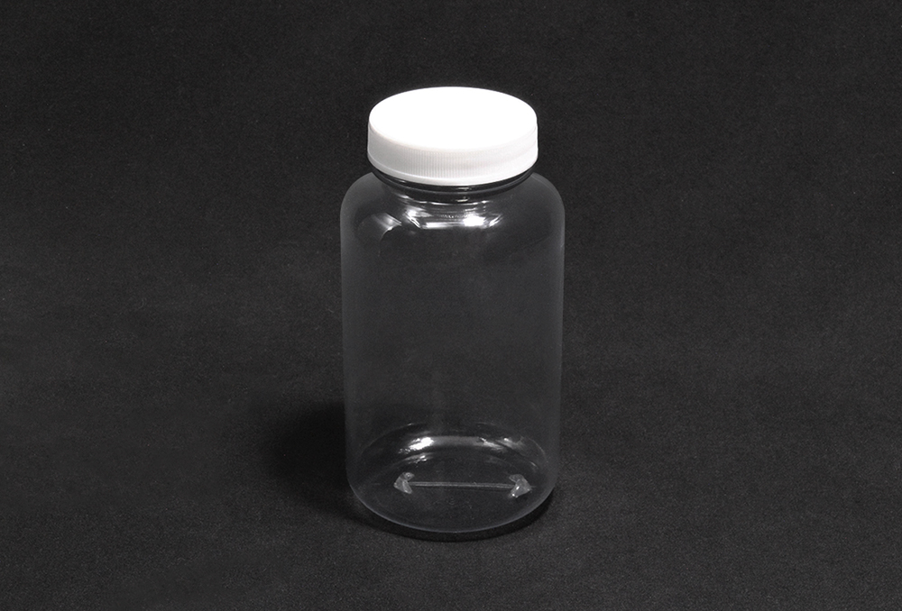 クリヤ広口瓶 透明エンビ製 500mL (5-031-03) 【クーポン対象外