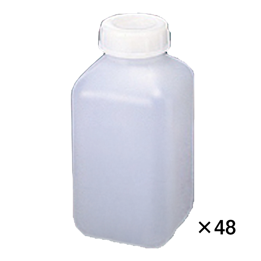 PE角型 広口瓶 1L (48本入) | コクゴeネット