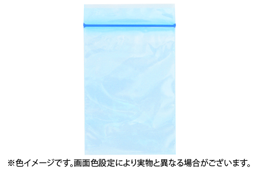 ユニパックカラー半透明 E-4 青 100×140mm×0.04mm厚 （200枚入)