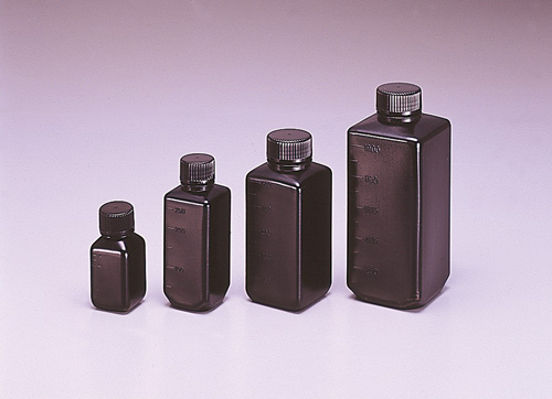 Jボトル黒色 角細口瓶 250mL （200本入)