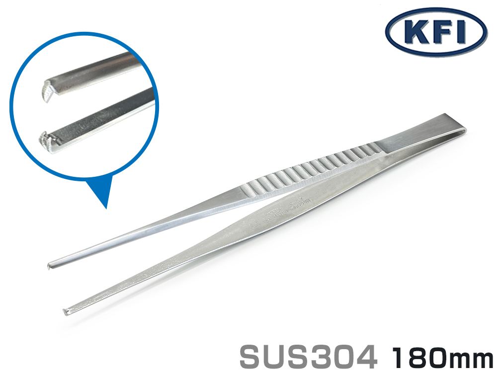 k-28チタンピンセット 品番280003 全長180mm | コクゴeネット k-28チタンピンセット 品番280003 全長180mm | コクゴeネット
