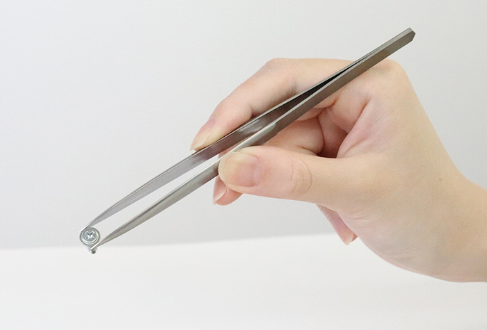 k-12ステンレスピンセット 品番120001 全長150mm | コクゴeネット