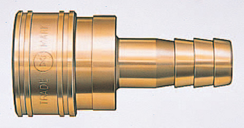 TSPカプラ(中圧・汎用型) ソケット 真鍮 適用ホース内径1-1/4 10TSH