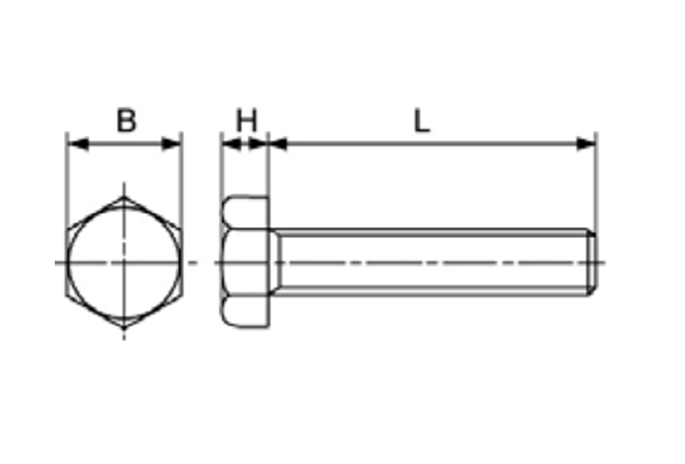 PTFE 六角ボルト M12