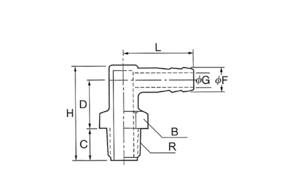 エルボコネクター LCZ 10.5-03 (5個入) 