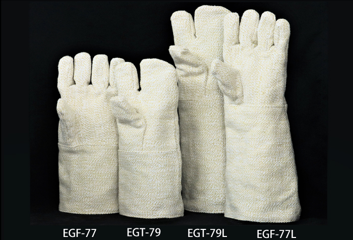 テクノーラ 耐熱手袋 EGF-77L(5本指)450L