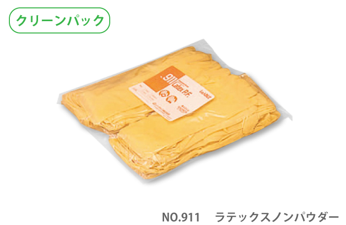 No911 ラテックスノンパウダー 手袋 Mｻｲｽﾞ(100枚入)