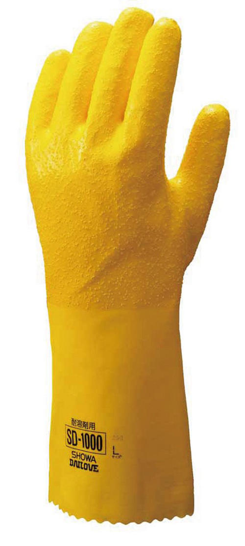 104-68301 SD-1000耐溶剤用手袋 L SD-1000 ショーワグローブ 印刷