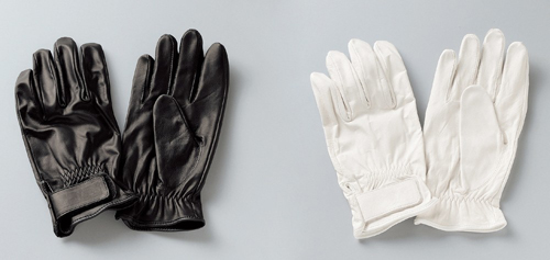 【受注停止】104-72501 牛革手袋(ウェットガード加工) M ホワイト MT-810 マックス
