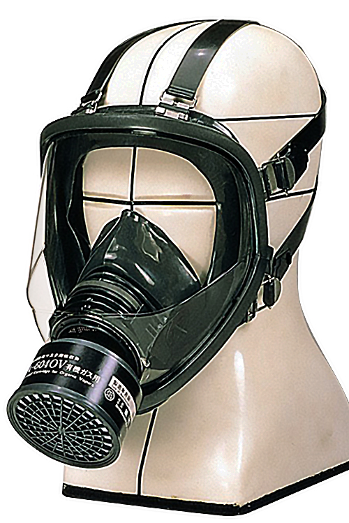 直結小型式防毒マスク GM164 中濃度用（ガス濃度1％以下）