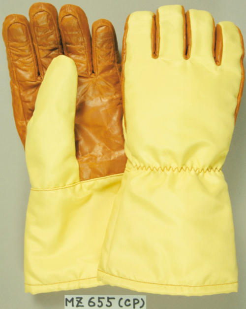 104-90502 クリーン用耐熱手袋(500°C対応) フリーサイズ 長さ350MM MZ655-CP マックス