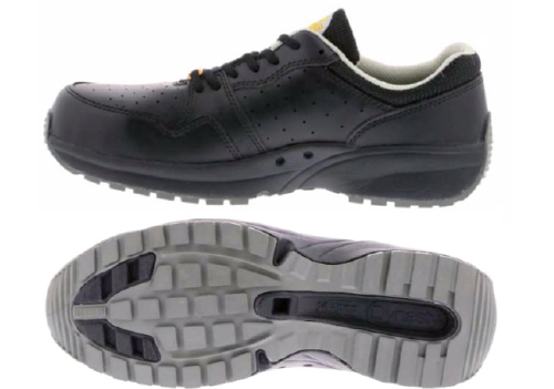 静電ブラック 静電気帯電防止靴 SD22 23.5cm