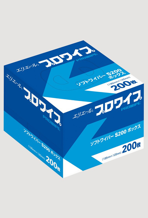 エリエールプロワイプソフトワイパーS200（200枚×72箱）