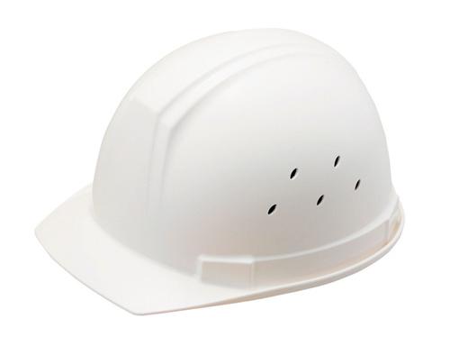 【受注停止】104-9580101 軽量ABS帽 (EPA)(通気孔付き) 白 ST#01690-FZ 谷沢製作所 印刷