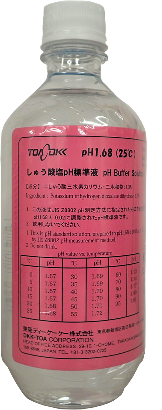 調製pH標準液 143F194 pH1.68 しゅう酸塩標準 500mL