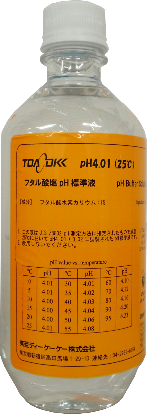 調製pH標準液 143F191 pH4.01 フタル酸塩標準 500mL