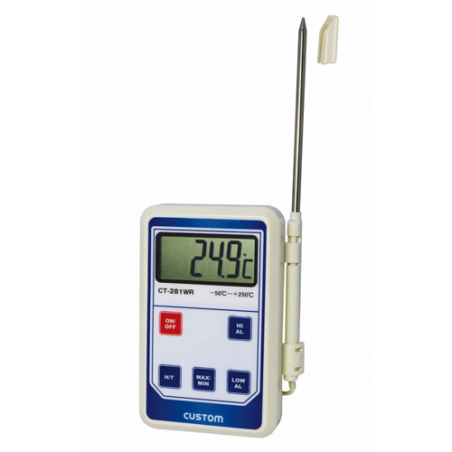 防滴型デジタル温度 CT-281WR
