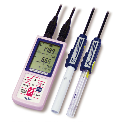 ポータブル電気伝導率・pH計 pH複合電極GST-2729C、リード長さ1M WM-32EP