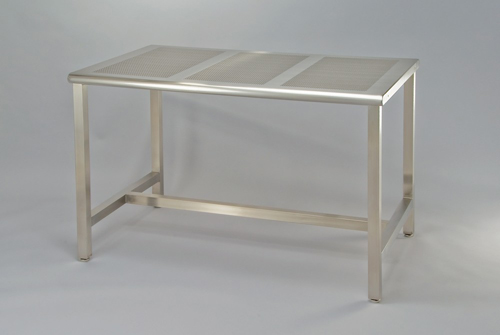 ステンレスクリーンテーブル CP906(R天板) W900×D600×H750mm