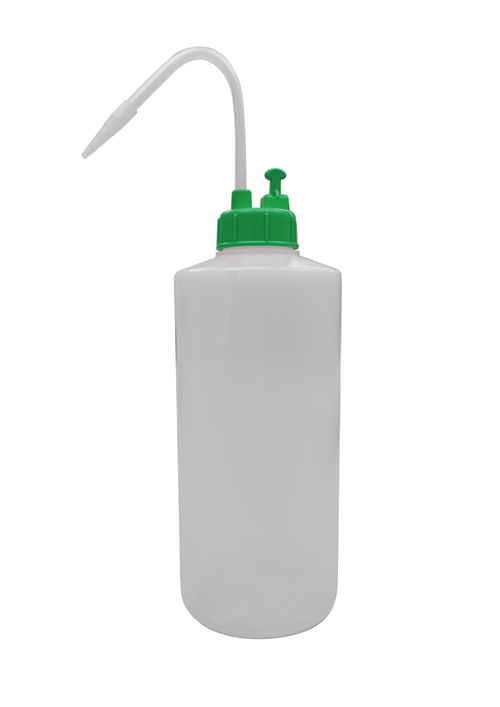 NT洗浄瓶 カラーキャップB型  1000mL ライトグリーン #5