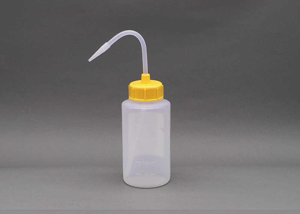 NT洗浄瓶 カラーキャップB-Ⅱ型 250mL レモンイエロー #1