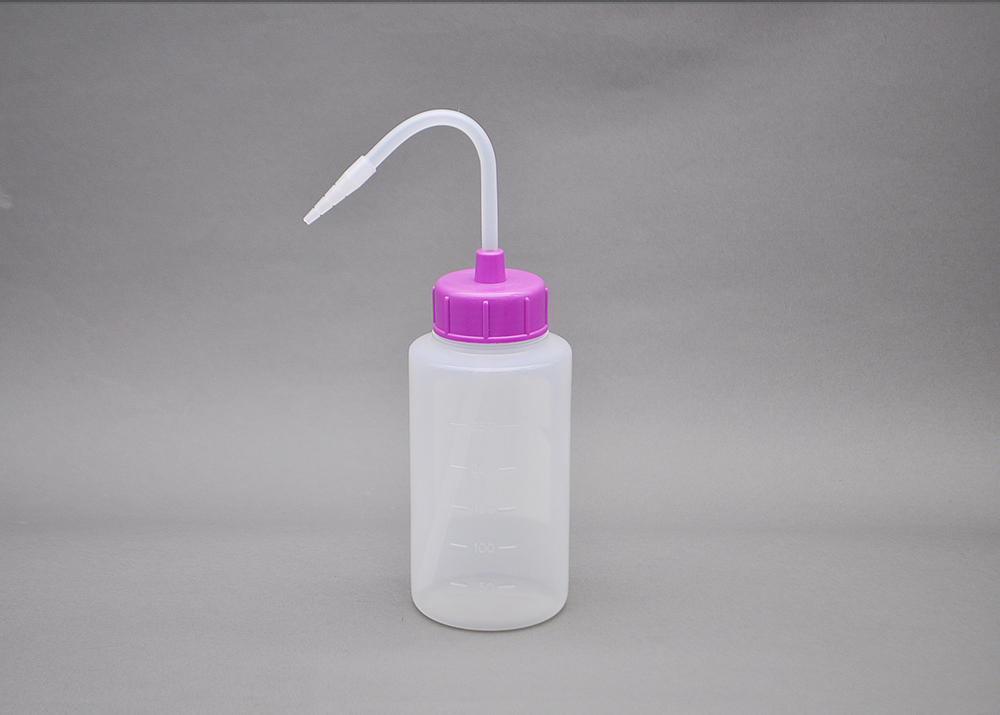 NT洗浄瓶 カラーキャップB-Ⅱ型 250mL レッドバイオレット #10