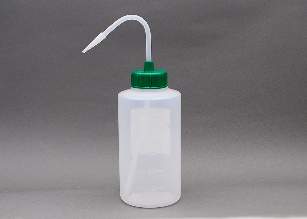 NT洗浄瓶 カラーキャップB-Ⅱ型 500mL グリーン #6