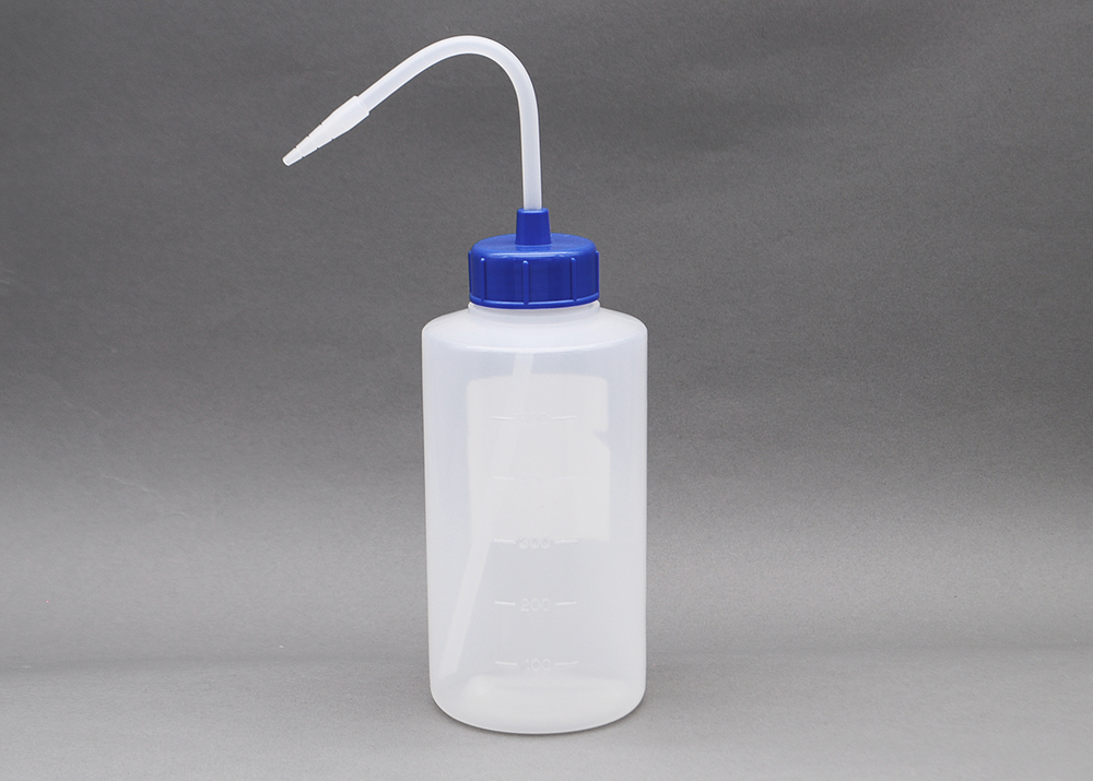 NT洗浄瓶 カラーキャップB-Ⅱ型 500mL コバルトブルー #8