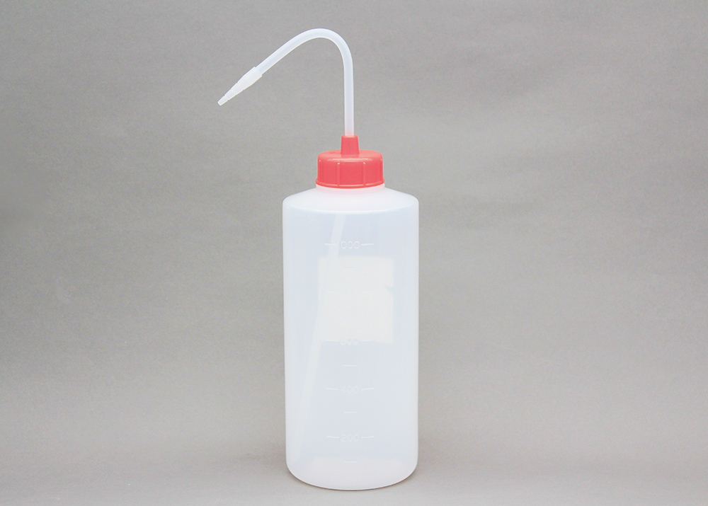 NT洗浄瓶 カラーキャップB-Ⅱ型 1000mL ピンク #4