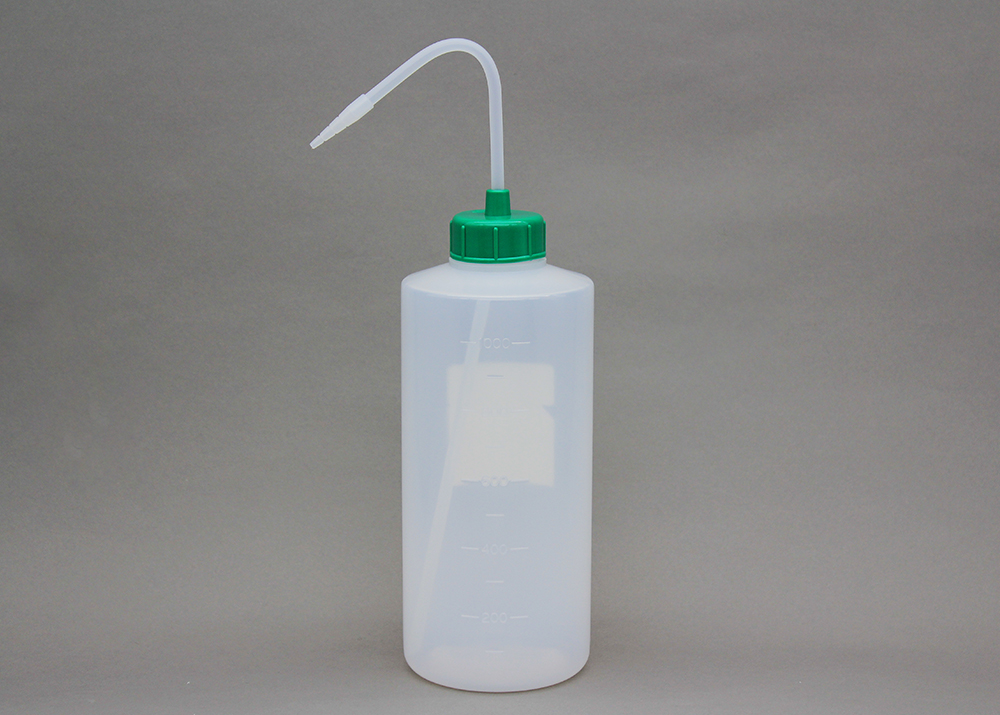 NT洗浄瓶 カラーキャップB-Ⅱ型 1000mL グリーン #6