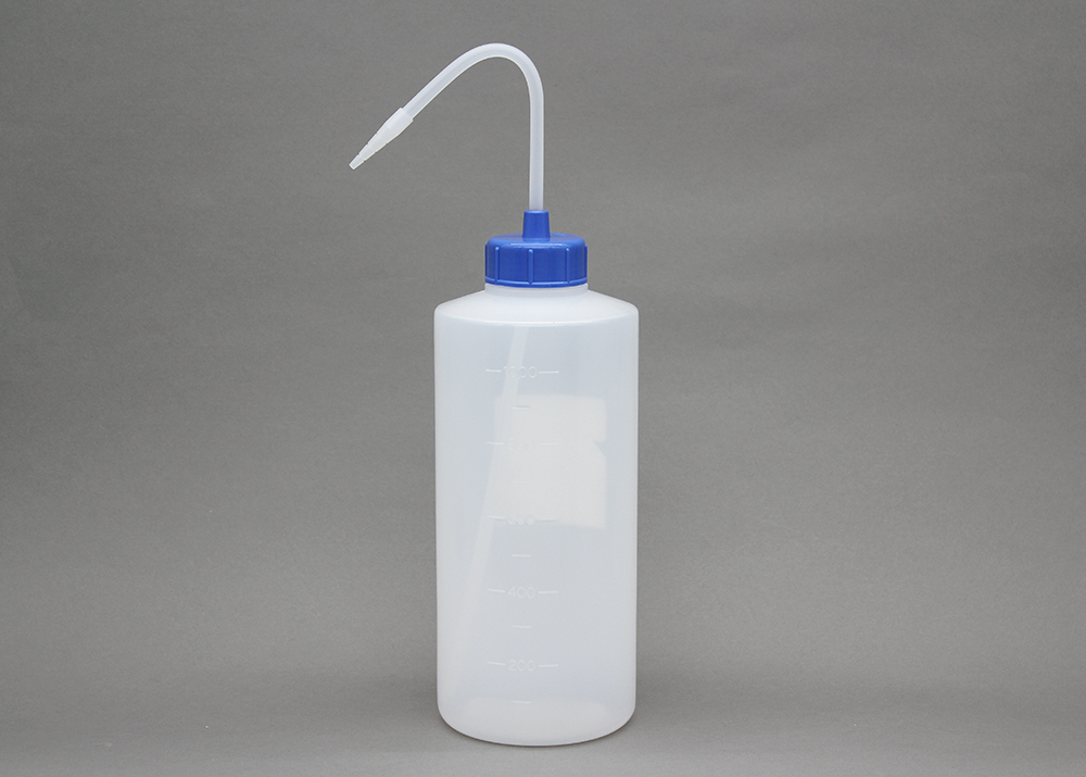 NT洗浄瓶 カラーキャップB-Ⅱ型 1000mL コバルトブルー #8