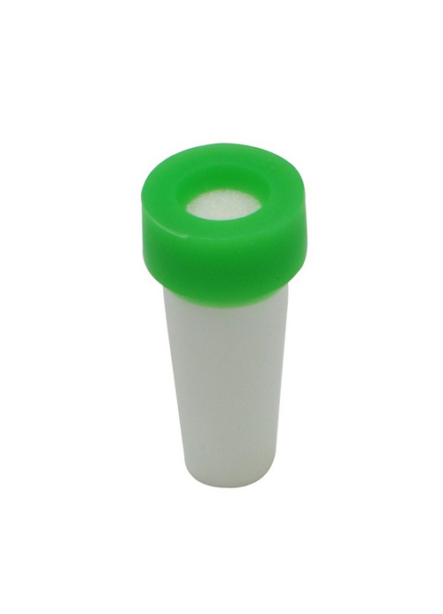 セラミック培養栓 TEC-24 蓋 緑 10個入