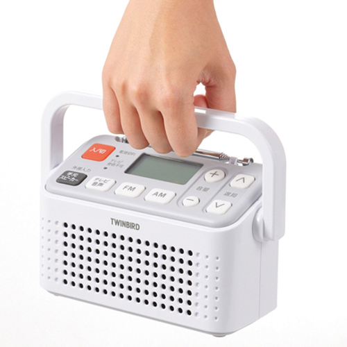 Amazon.co.jp: TWINBIRD 手元スピーカー機能付3バンドラジオ