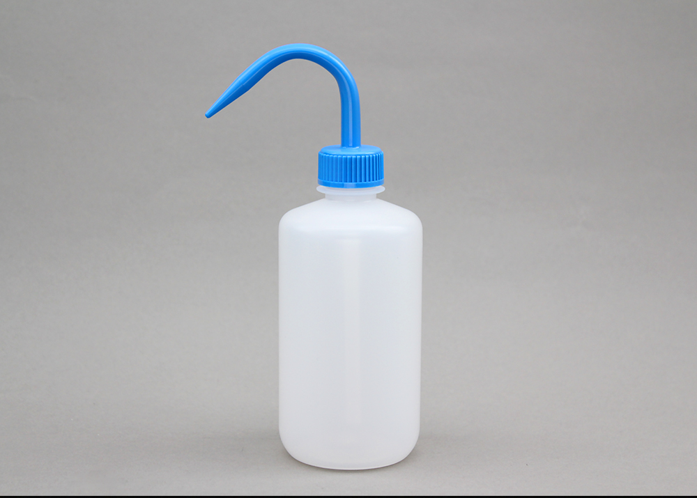 細口洗浄瓶（LDPE） 蓋（PP） 250ml 青