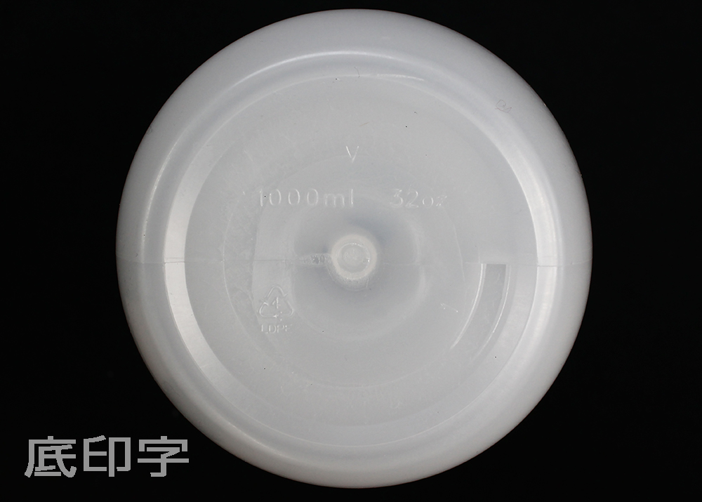 細口洗浄瓶（LDPE） 蓋（PP） 1000ml 無着色