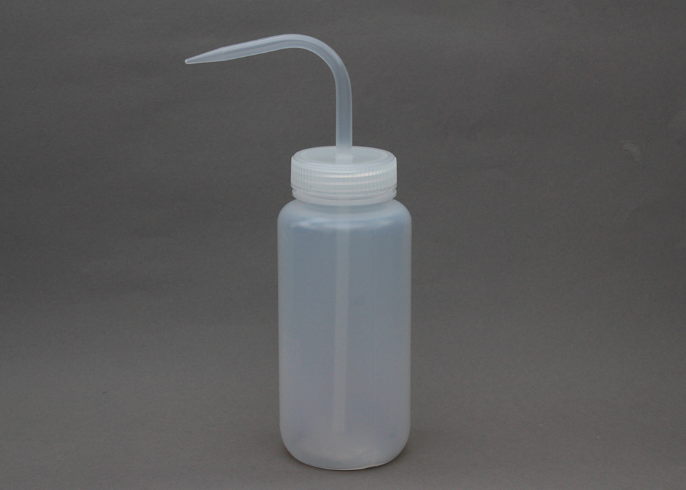 広口洗浄瓶（LDPE） 蓋（PP） 500ml 無着色